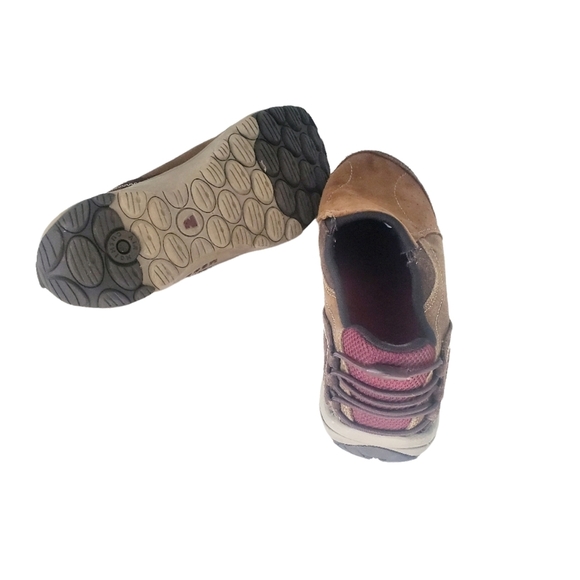 Merrell Brown Suede Leather Slip On Loafers Flats Size 8.5 - Picture 4 of 8